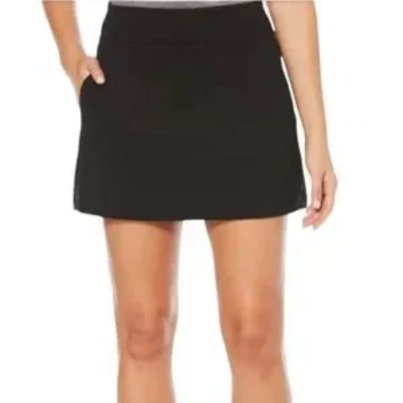 Ashworth Sport/Golf Skort Black W/‎ Pockets Sz 6 - EUC - Picture 1 of 10